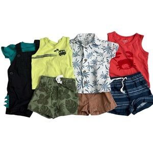 Carter’s Bundle of Four Baby Boy Summer Clothing Sets Outfits Size 3 Months